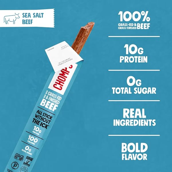 CHOMPS SEA SALT BEEF STICK 1.15 OZ
