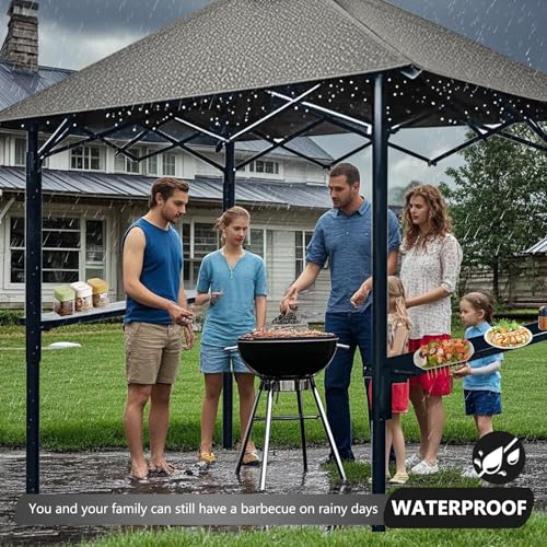 Turtle Life 8x5 Grill Gazebo Review: Portable Pop-Up BBQ Canopy with Shelves image 23