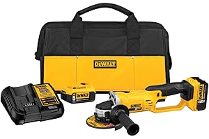 DEWALT 20V MAX* Angle Grinder Tool Kit, 4-1/2-Inch (DCG412P2)