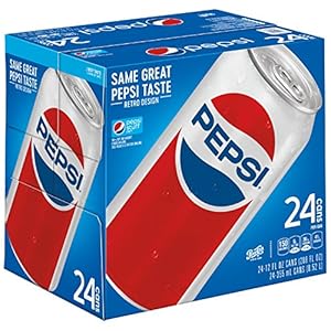 Image of Pepsi Soda, 12 Ounce (24 Cans) (Packaging May Vary)