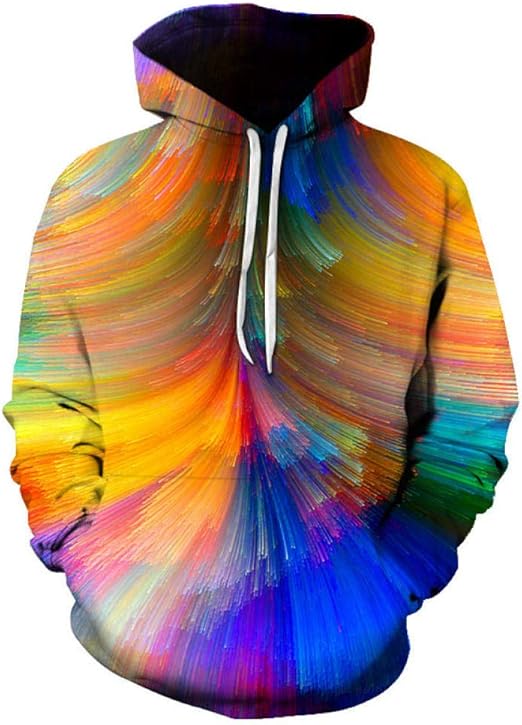 Gradient Printed Hoodies Men S 3D Hoodies Sweatshirts Men S and Women S
