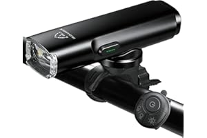 LED Ultra-Bright Bike Light for Night Riding - Anti-Glare, USB-C Fast Rechargeable, IP66 Waterproof Aluminum Alloy Headlight,