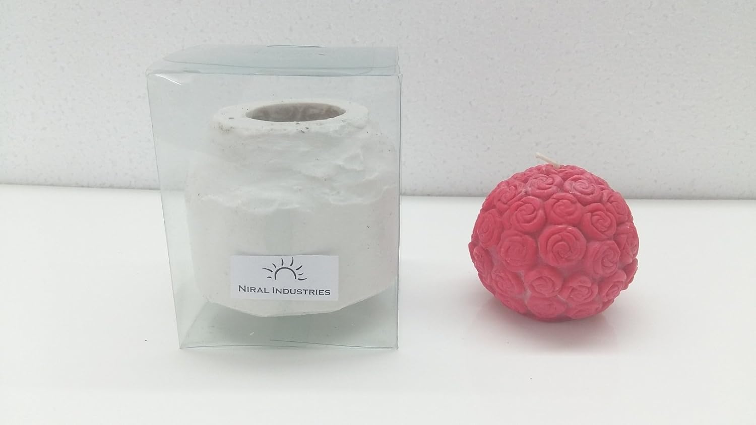 Designer Flower Ball Silicone Rubber Candle Mould Mold Niral Amazon