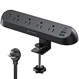 TROND Desk Clamp Power Strip USB C PD 20W- Surge