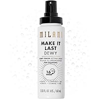 Milani Make It Dewy Setting Spray 3 in 1- Hydrate + Illuminate + Set (2.03 Fl. Oz.) Makeup Finishing Spray - Makeup Primer & 