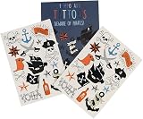 Rex London Beware of Pirates Temporary Tattoos - 2 Sheets Party Fun view 3