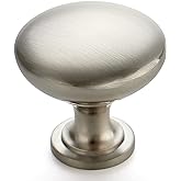 Ravinte 30 Pack Brushed Nickel Round Zinc Cabinet Knobs for Kitchen Bathroom Closet Dresser Cabinets