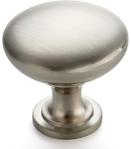 Liberty PN0248C-SN 3/4" Milk Bottle Cabinet Pull – Satin Nickel Finish Knob