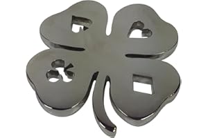 Four Leaf Clover Poker Weight (Silver)