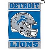 WinCraft Detroit Lions Helmet Double Sided Garden Banner Flag