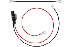 LAWANA 24 Volt Electric Scooters Battery Wiring Harness Compatible with eZip GT IZIP Schwinn Mongoose Insulated Battery Terminal Wire Harness with 2-Prong Connector 24V Battery Wire for Electric Scooters