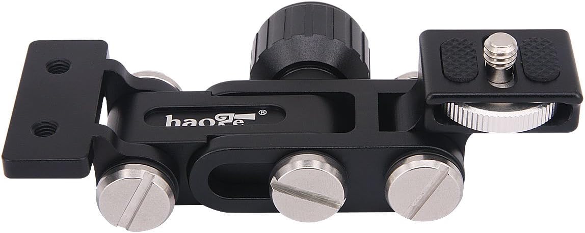 Haoge TJ-06 Camera Support Bracket Holder for DIY Camera Lens Support System with Selected Haoge Plates, Black, DIY Camera Support 06 - Image 3