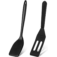 2 Pieces Mini Brownie Silicone Brownie Serving Spatula Flexible Nonstick Serve Turner Heat-Resistant Cookie Slotted Spatula f
