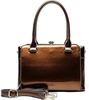 patent leather bags amazon