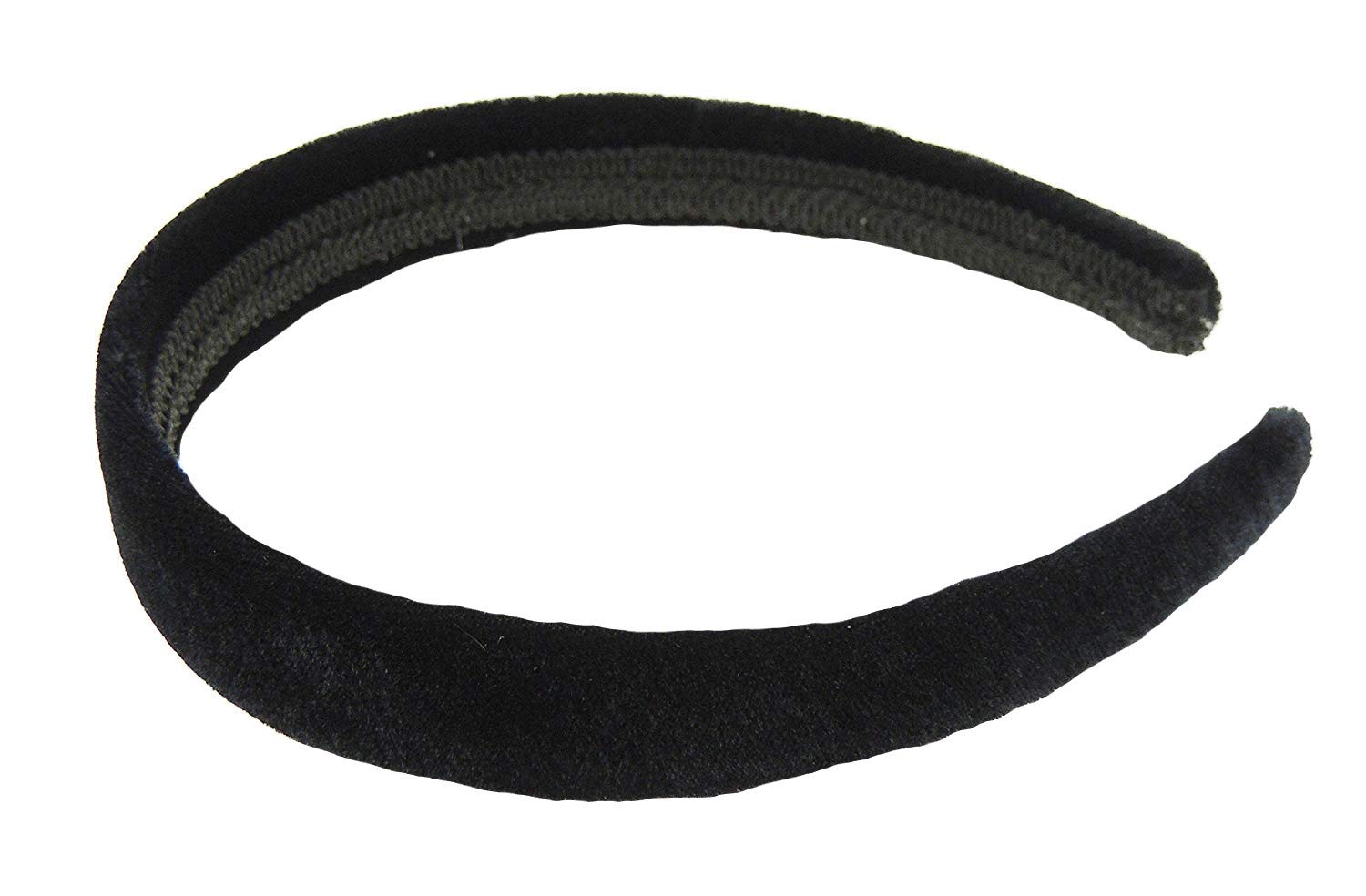 SMALL HEAD WOMEN GIRLS School Birthday Party Wedding Special Occasion Hair Accessories Plain Slightly Padded 2.5cm Black Velvet Short Long Hair Headband Alice Band Hairband