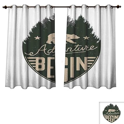 Amazon Com Rupperttextile Cabin Decor Blackout Thermal Curtain