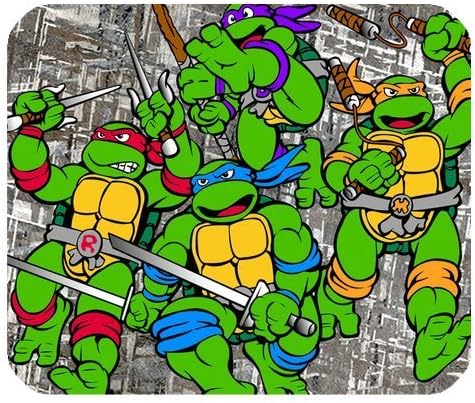 LeonardCustom- Personalized Rectangle Non-Slip Rubber Mousepad Gaming Mouse Pad / Mat- TMNT Teenage Mutant Ninja Turtles -LCMPV656 by Personalized Mouse Pads