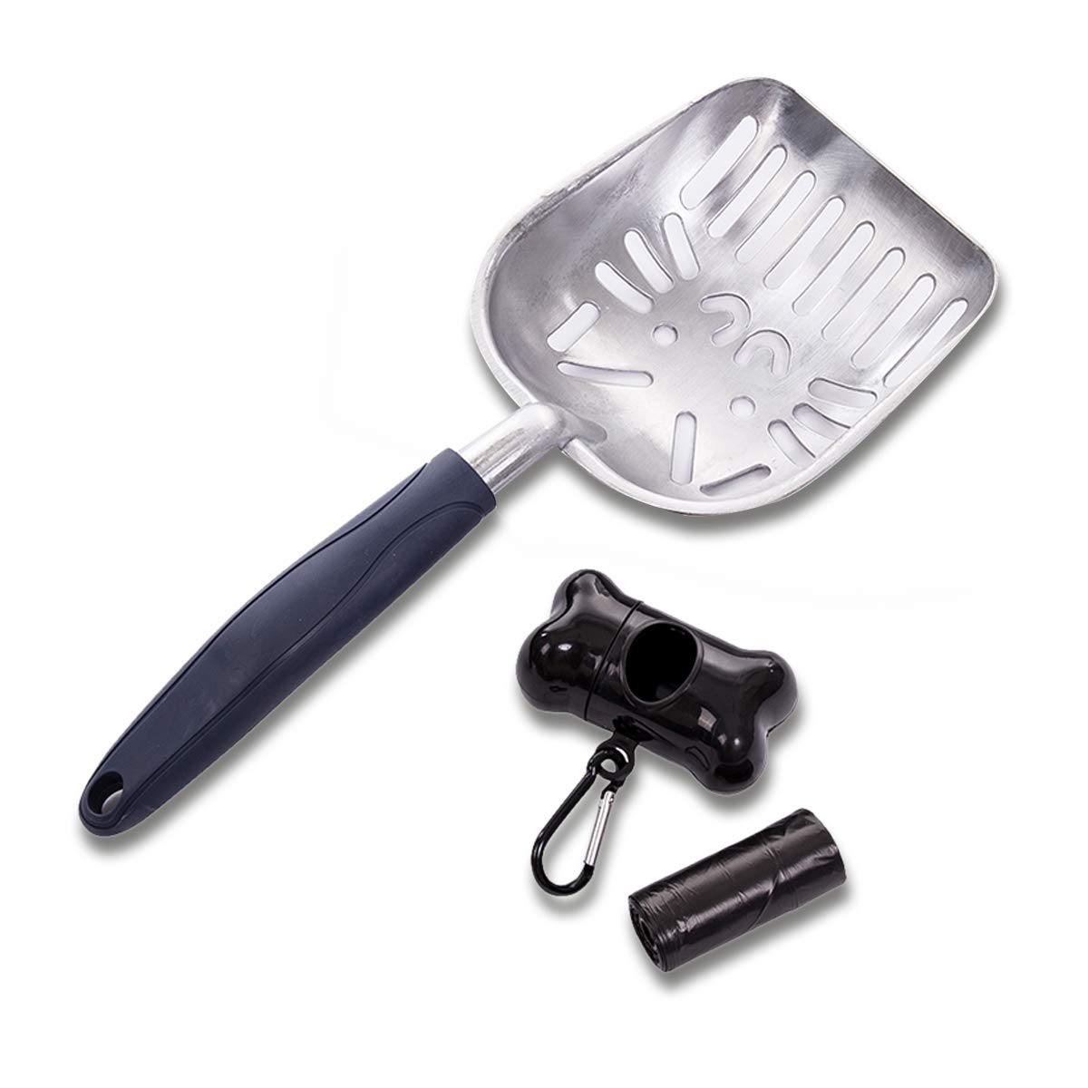 2 Palette Per Lettiera Gatto - Scooper Antiodore, Facile Da Pulire, In Polipropilene - Rosa E Azzurro