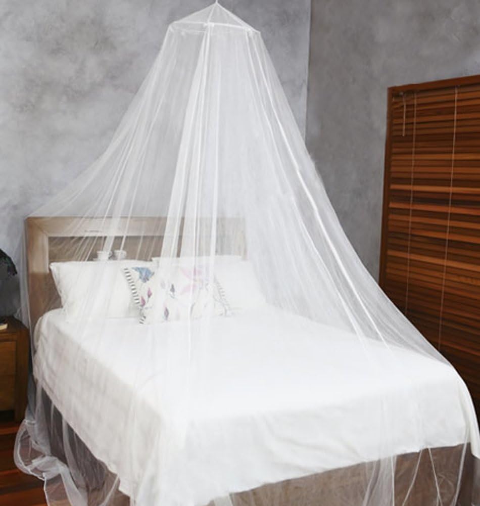 Twinkle Star Bed Canopy for Single to King Size Beds (White): Home & Kitchen