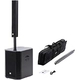 EXOTON S-1503 Line Array Column DJ System with 15" Powered Subwoofer | 2000W, 125dB SPL,Portable PA Speaker for DJ, Live Events, Parties &amp; Stage Performances,2-Year Warranty