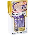 INABA Churu Indoor Care for Hairball Control, Functional Lickable Cat Treat with Taurine & Vitamin E, 14g Each, 24 Tubes Tota