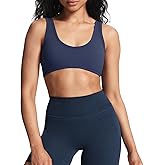 Aoxjox Women's Workout Sports Bras Basic Baddie Fitness Training Gym Bra Yoga Crop Tank