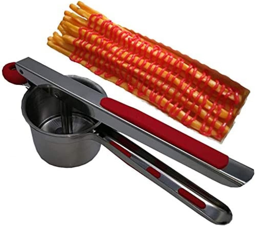 Footlong 30cm Fries Maker Super Long French Fries Stainless Steel Potato Noodle Maker Machine