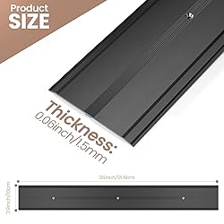 Orechic 36" L x 4" W Aluminum Floor Transition