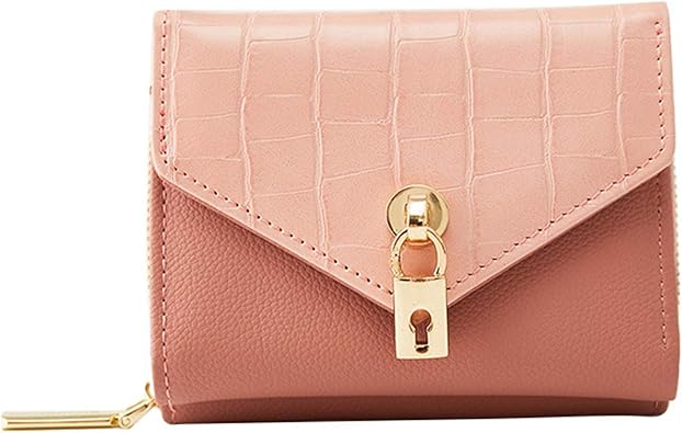 Amazon Wilslat 三つ折財布 レディース カード入れ 小銭入れ付き 財布 短い金 取り出しやすい かわいい 軽量 合皮 コンパクト 防水 かわいい 小さい カード入れ 人気 Wilslat シューズ バッグ