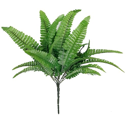 30cm Small Artificial Silk Boston Fern Plant Flatpack Amazon.co.uk