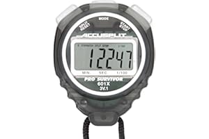 ACCUSPLIT Pro Survivor - A601X Stopwatch, Clock, Extra Large Display