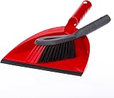 Vileda Dust Pan & Brush Set 2in1 Ergonomic Handle Rubber Lip Bristles view 7