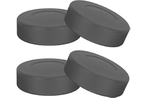 GATUIDA Ice Hockey Pucks, 4 PCS Rubber Hockey Pucks Bulk for Practicing and Classic Training Indoor Floor Game Outdoor Sports Hockey Gifts