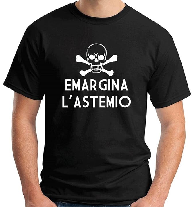 title=T-shirt T1068 emargina l astemio fun cool geek