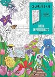 Coloriage XXL Jardin impressionniste by 