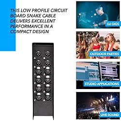 Seismic Audio Speakers 8 Channel Low Profile XLR