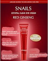 Bioaqua Red Ginseng Snail Eye Cream Hydrating Moisturising Tight Firming 20g view 3