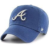 47 MLB Perfect Game Primary Logo Clean Up Adjustable Hat Cap, Adult One Size