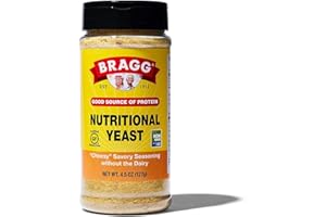 LJJ Bragg Nutritional Yeast Seasoning, Cheese Substitute 4.5 Ounce (1 Pack)