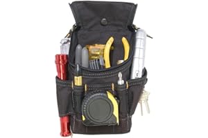 Custom Leathercraft 1523 Ziptop Utility Pouch, Small