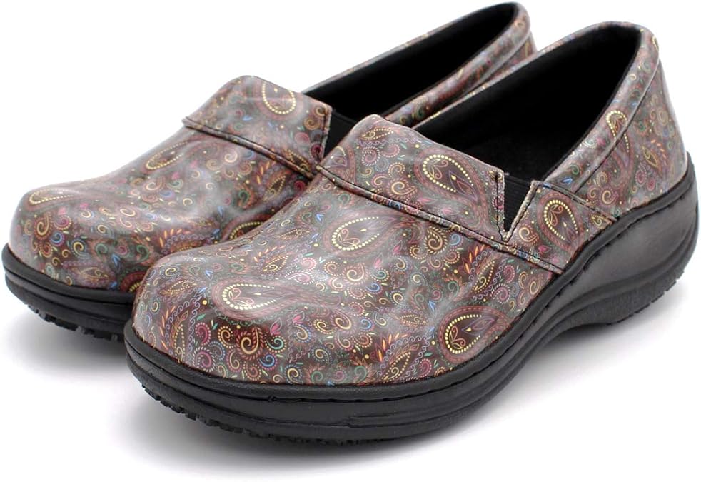 Laforst Womens Rachel PU First Slip Resistant Nursing Shoes