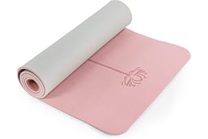 Yoga Mat Non Slip, Pilates Fitness Mats, Eco Friendly, Anti-Tear 1/4" Thick Yoga Mats for Women, Exercise Mats for Home Worko