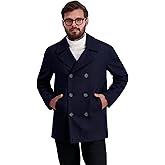 Nautica Men's Wool Blend Peacoat – Double-breasted Winter Coat, Regular, Big & Tall Sizes