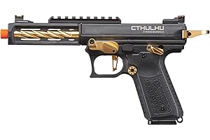 Lancer Tactical Polymer Lightweight Full Auto/Semi Gas Blowback Airsoft Pistol w/Red Dot Mount Plate (Tandemkross Cthulhu)