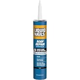 Liquid Nails Roof Repair (RR808), 10.3 oz | Waterproof All-Weather Leak &amp; Crack Sealant for Exterior Roofing, Prevents Ice &amp; Water Damage