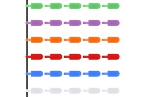 30 PCS Cable Labels, Multi-Color Write On Cord Label and Wire Tags for Electronic, Computers Cable Management and Identificat
