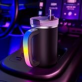 Arctiiro LED Light-Up Handle for Stanley Tumbler [40oz/30oz] - Anti-Slip RGB Color Changing Handle for Car Travel, Christmas Stanley Cup Accessories, Christmas Valentines Gifts for Women/Men