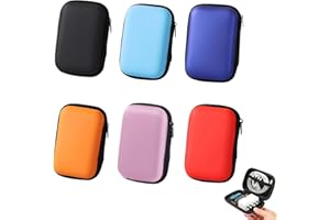 Portable EVA Playing Card Case with Zipper, Travel Card Storage Holder Fits Up to 108 Cards for UNO Poker Game Accessories