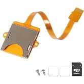 Micro SD Card to SD Card Extension Cable 3D Printer Adapter Cable FPC Material Memory Card Male and Female Adapters with Screw Holes Designed for Memory Cards Size External Conversion 3.9 in./15cm