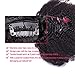 Afro Kinky Curly Clip in Human Remy Hair Extensions Brazilian Curly Clips Hair Extensions 4B 4C 8A Virgin Thick Natural Black Color Clip on For Black Women 10-22 inch (10 inch, AC #1B)